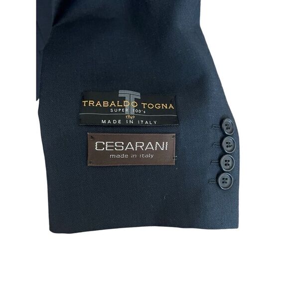 Cesarani navy blazer made in Italy nwt - Picture 5 of 6